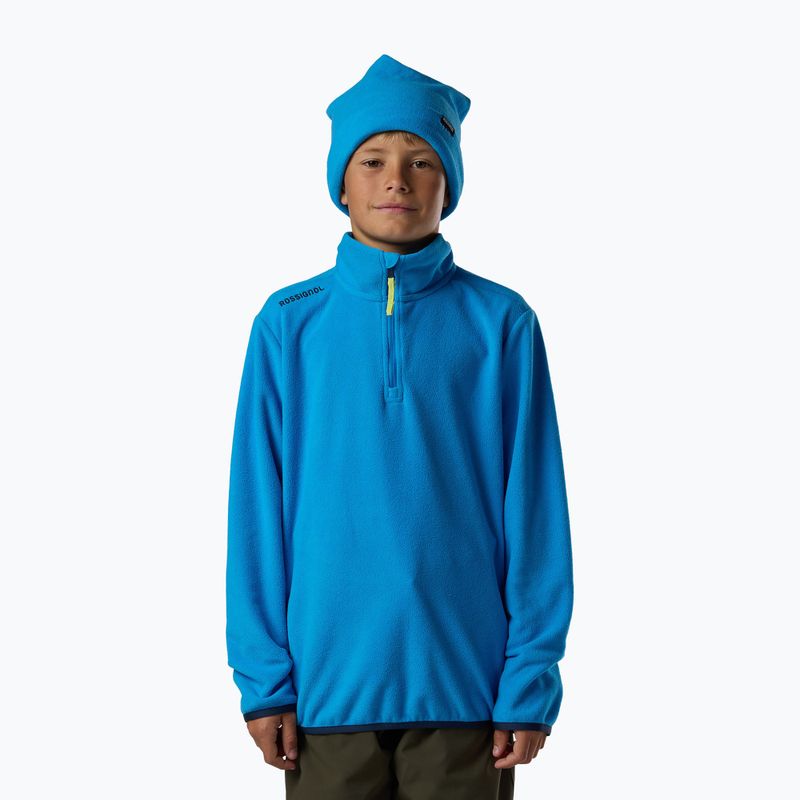 Bluza polarowa dziecięca Rossignol Quarter Zip Polar Fleece blazing blue 2