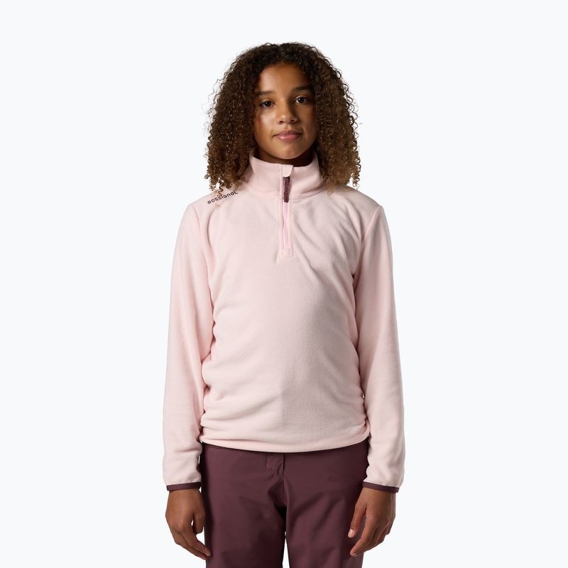 Bluza polarowa dziecięca Rossignol Quarter Zip Polar Fleece pale lilac 2