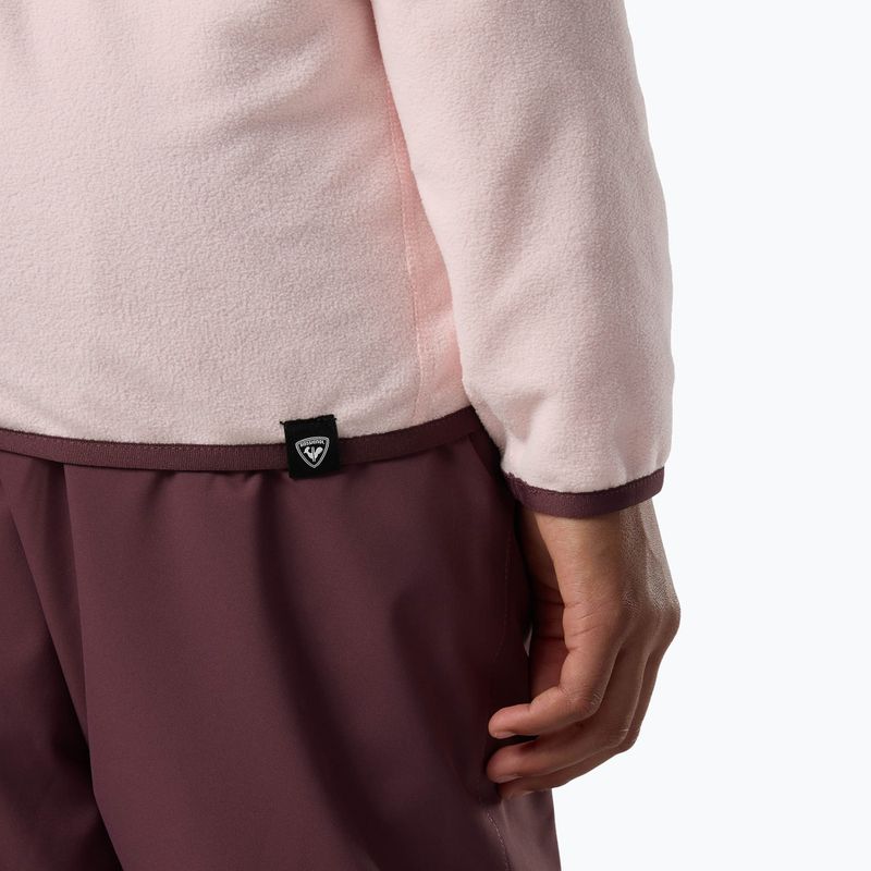 Bluza polarowa dziecięca Rossignol Quarter Zip Polar Fleece pale lilac 7
