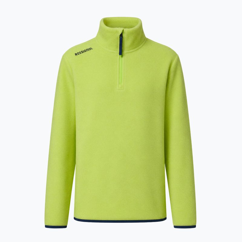Bluza polarowa dziecięca Rossignol Quarter Zip Polar Fleece wild lime 9