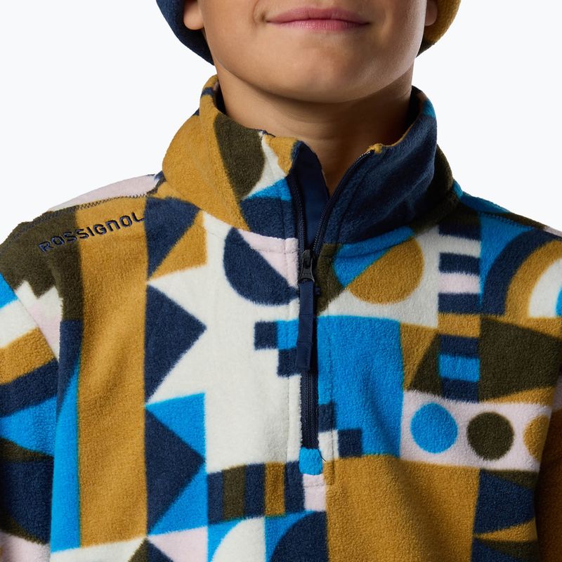 Bluza polarowa dziecięca Rossignol Quarter Zip Polar Fleece jr potpourri dazzle blue 6