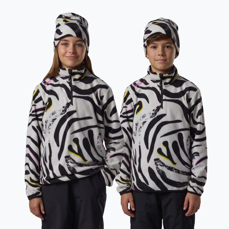 Bluza polarowa dziecięca Rossignol Quarter Zip Polar Fleece savage black