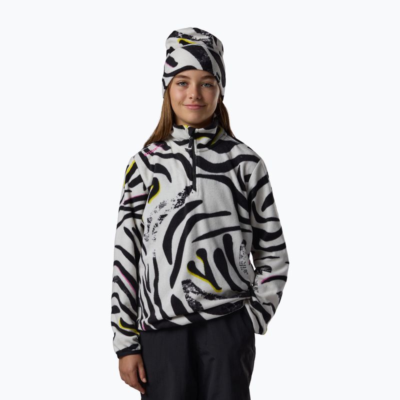 Bluza polarowa dziecięca Rossignol Quarter Zip Polar Fleece savage black 2