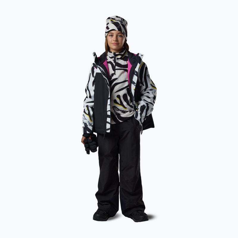Bluza polarowa dziecięca Rossignol Quarter Zip Polar Fleece savage black 3