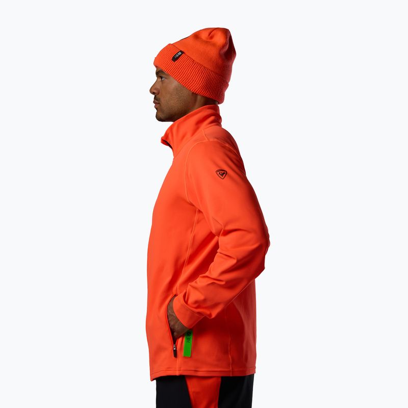 Bluza męska Rossignol Hero Stretch Fleece neon red 4