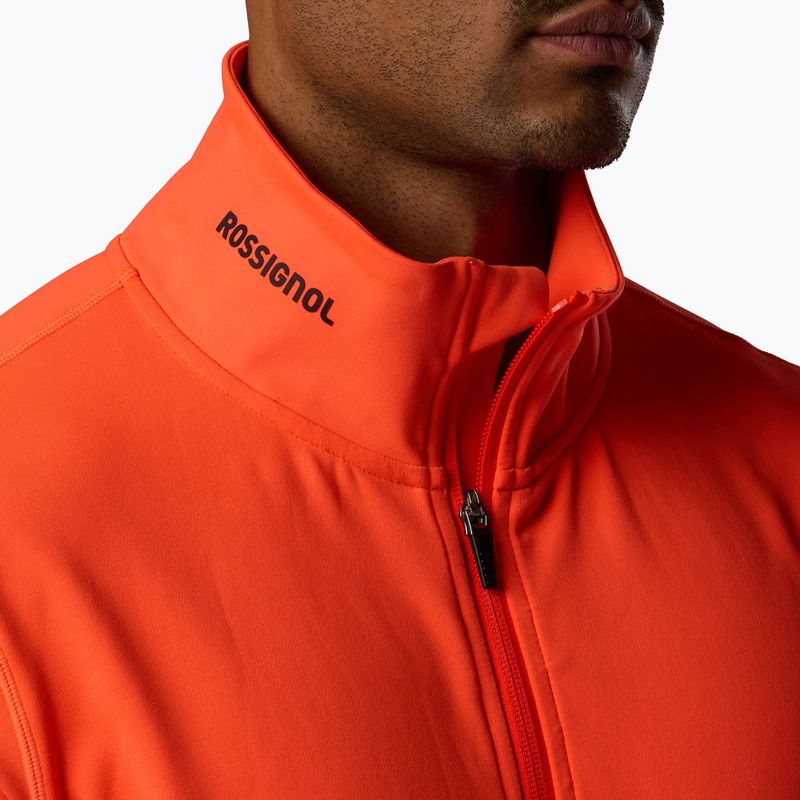 Bluza męska Rossignol Hero Stretch Fleece neon red 5