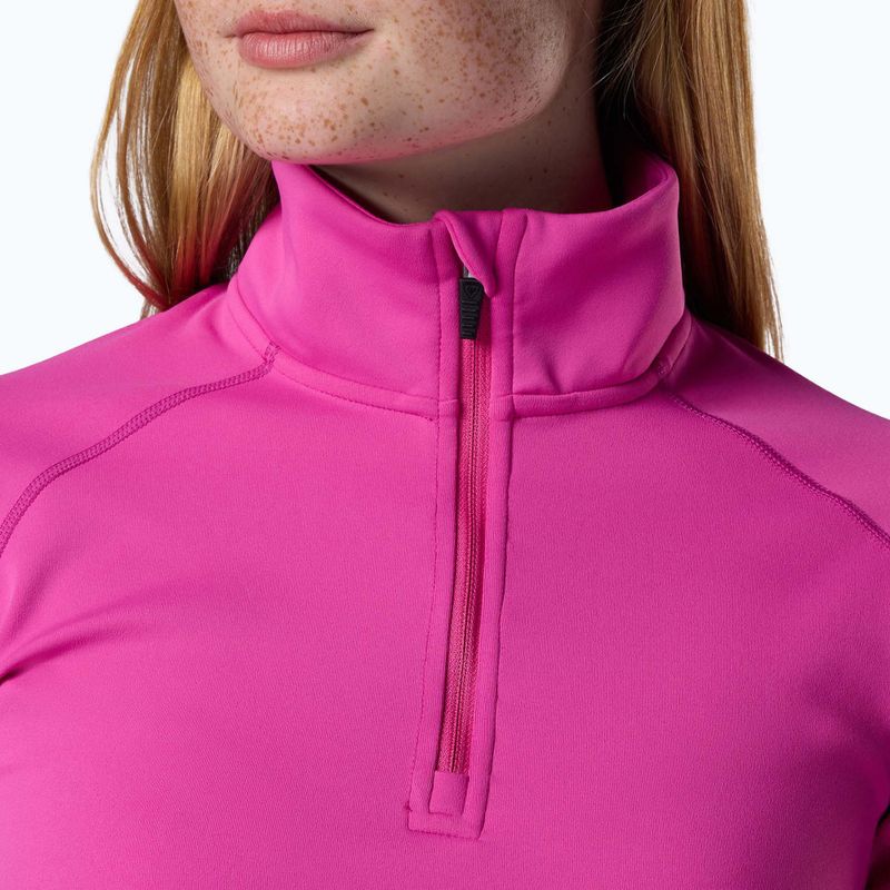 Bluza polarowa damska Rossignol Mid Layer Stretch Half Zip electric fuchsia 5