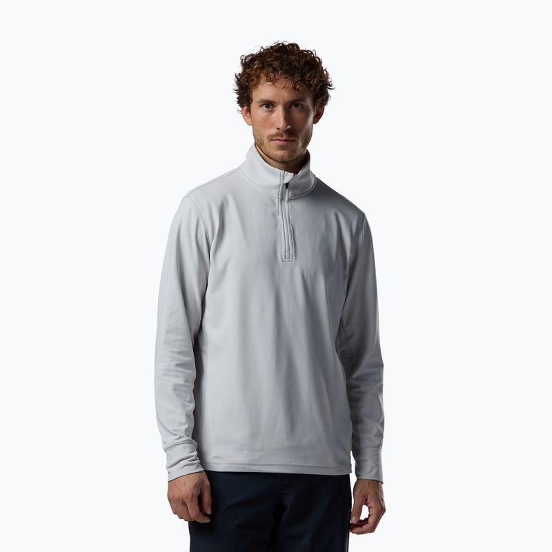 Bluza narciarska męska Rossignol Mid Layer Stertch Half Zip light grey