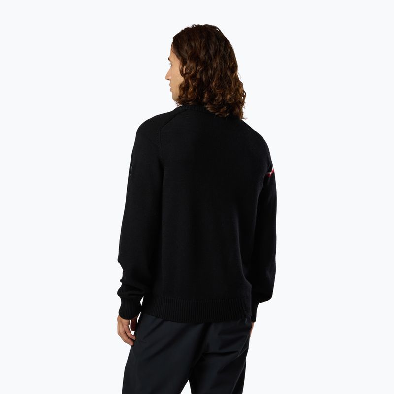 Sweter męski Rossignol Odysseus Crew Merino black 3