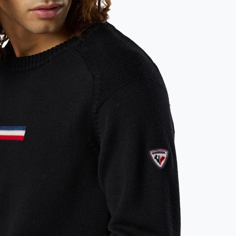 Sweter męski Rossignol Odysseus Crew Merino black 6