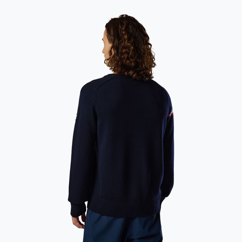 Sweter męski Rossignol Odysseus Crew Merino dark navy 3