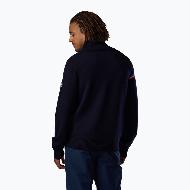 Sweter męski Rossignol Odysseus Half Zip Merino dark navy 3
