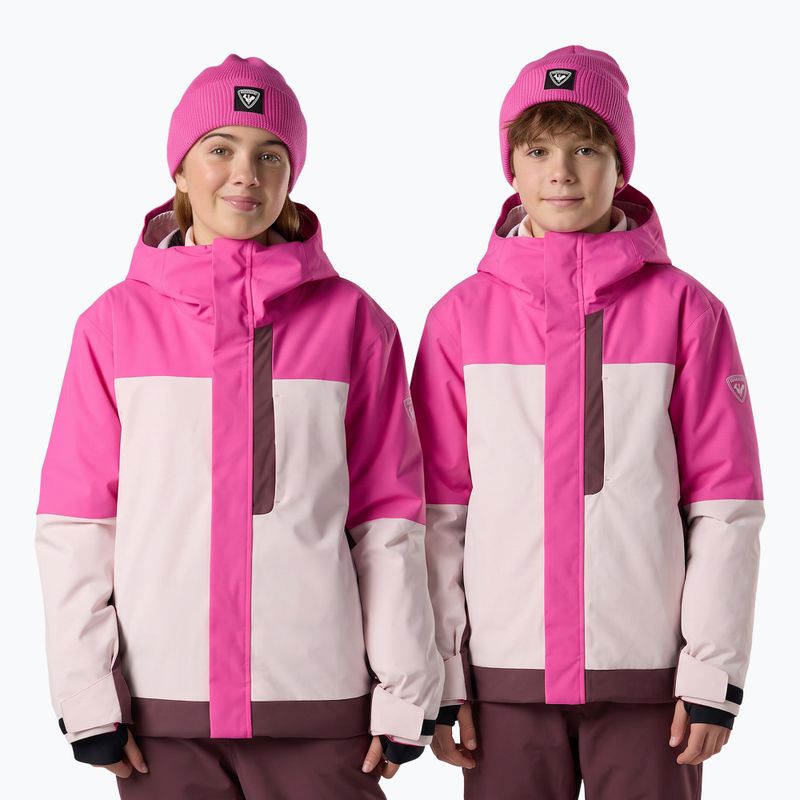 Kurtka narciarska dziecięca Rossignol Wispile Insulated electric fuchsia