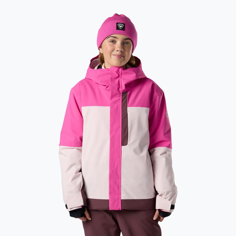 Kurtka narciarska dziecięca Rossignol Wispile Insulated electric fuchsia 2