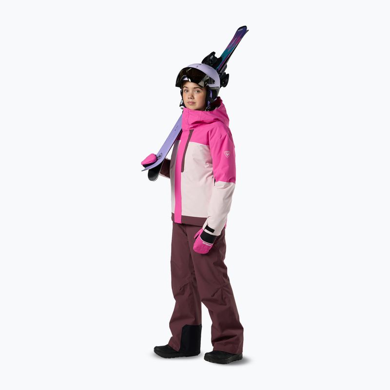 Kurtka narciarska dziecięca Rossignol Wispile Insulated electric fuchsia 3