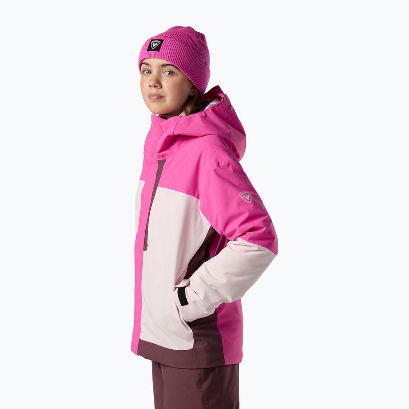 Kurtka narciarska dziecięca Rossignol Wispile Insulated electric fuchsia 5