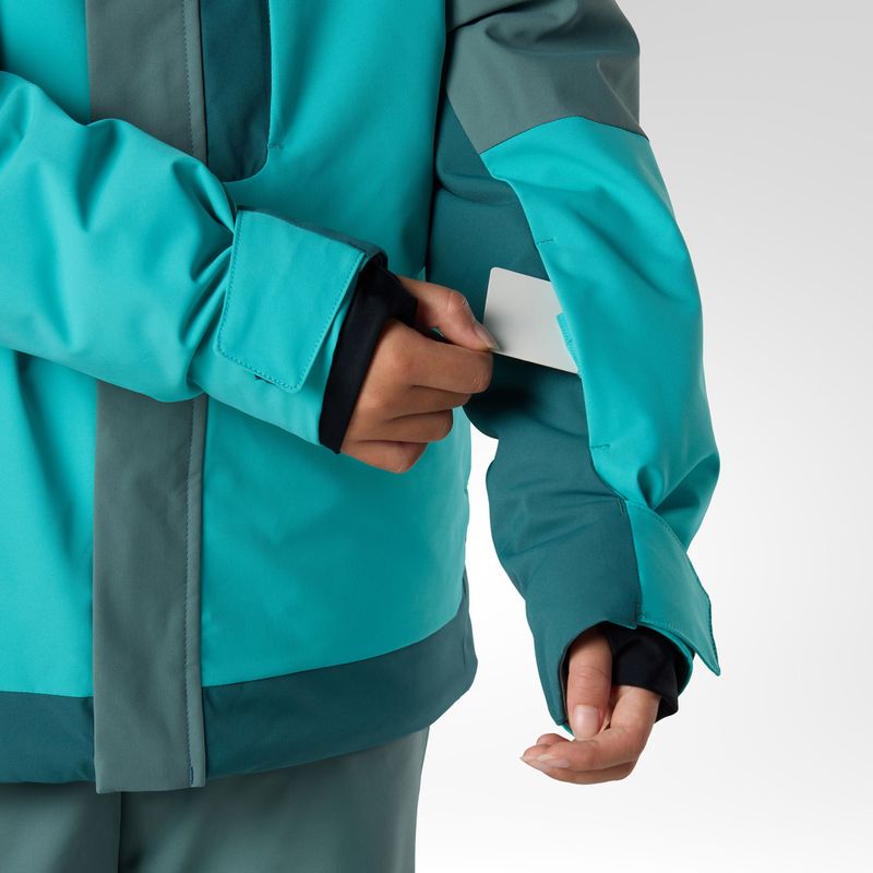 Kurtka narciarska dziecięca Rossignol Wispile Insulated north atlantic 10
