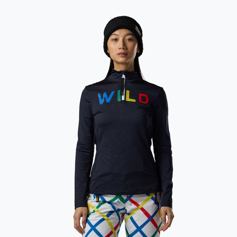 Bluza termoaktywna damska Rossignol JCC Quarter Zip First Layer black