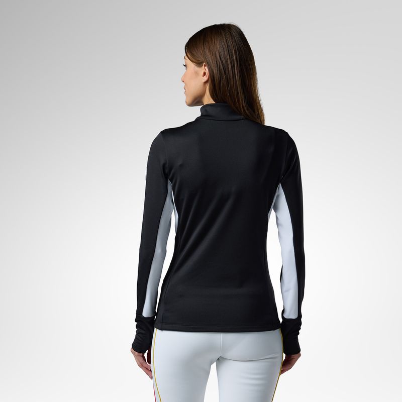 Bluza narciarska damska Rossignol JCC Fleece black 3