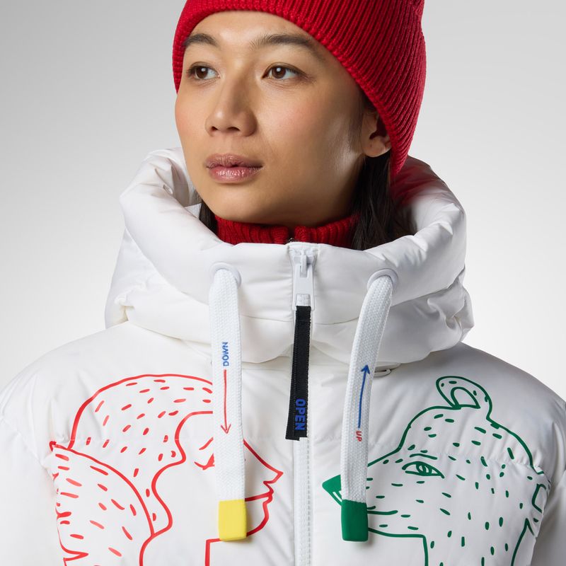 Kurtka narciarska damska Rossignol JCC Allsnow Down white 5