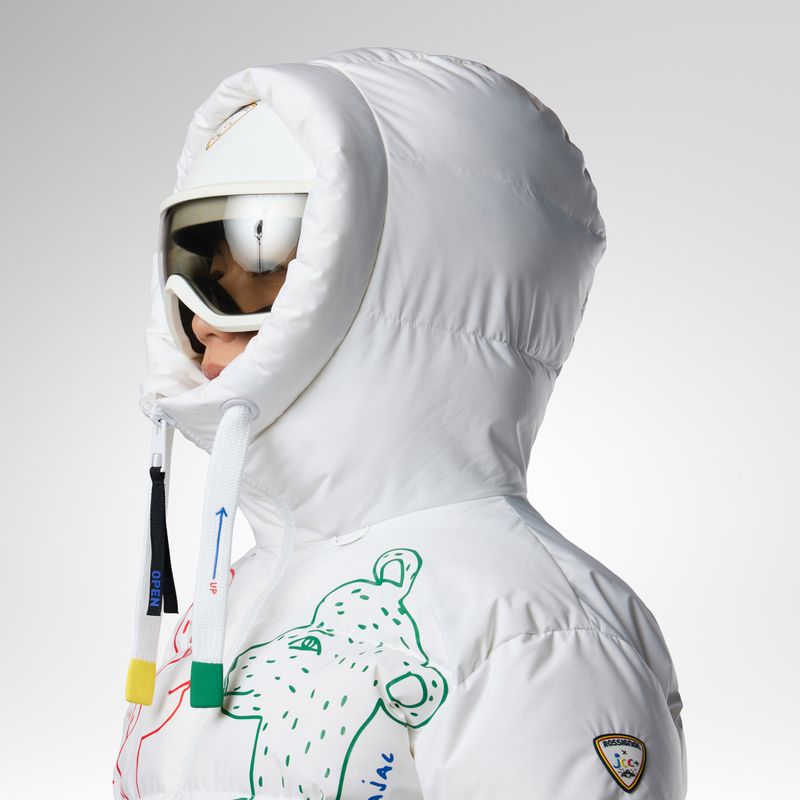 Kurtka narciarska damska Rossignol JCC Allsnow Down white 6
