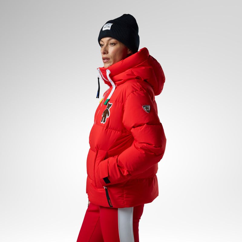 Kurtka narciarska damska Rossignol JCC Allsnow Down red 4