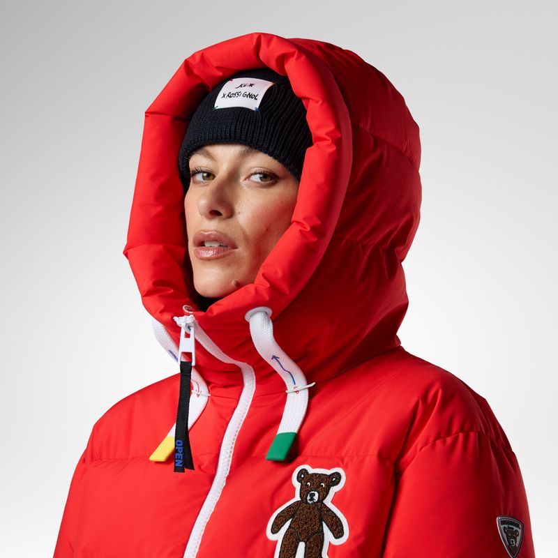 Kurtka narciarska damska Rossignol JCC Allsnow Down red 6