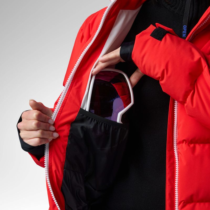 Kurtka narciarska damska Rossignol JCC Allsnow Down red 7