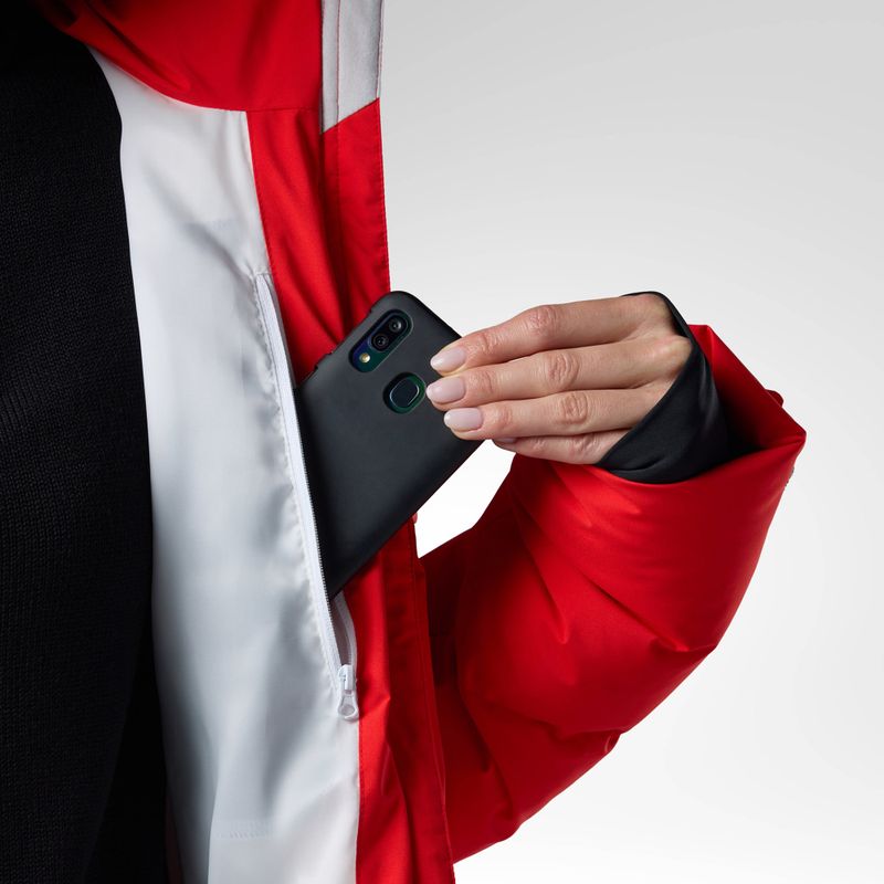 Kurtka narciarska damska Rossignol JCC Allsnow Down red 8