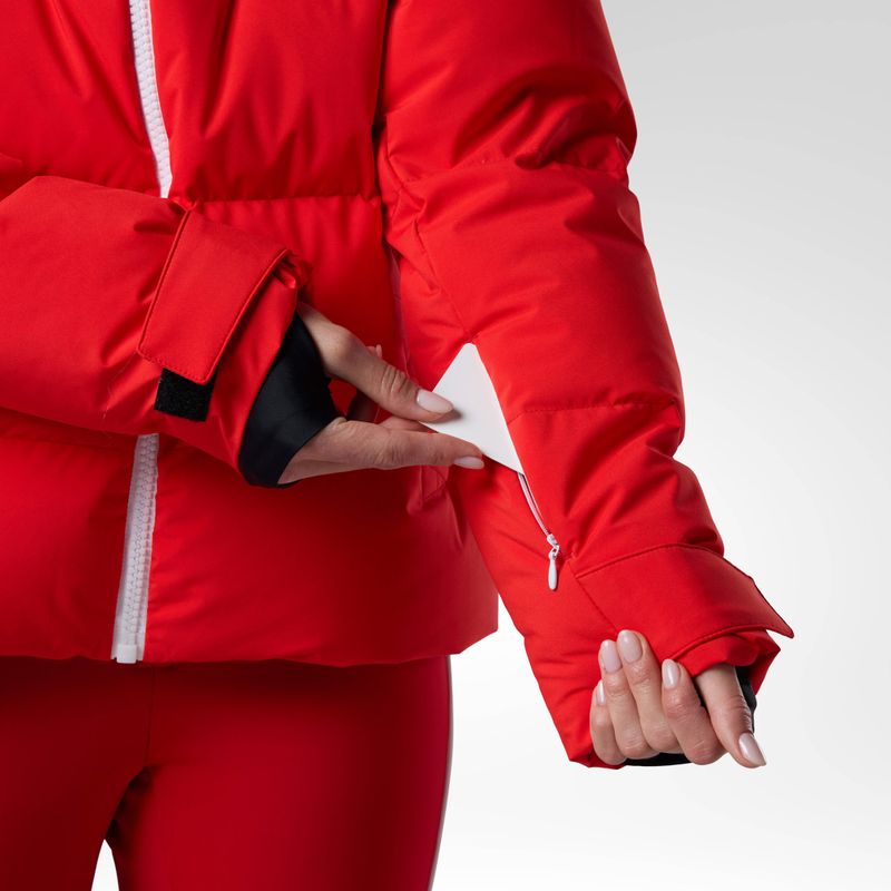 Kurtka narciarska damska Rossignol JCC Allsnow Down red 9