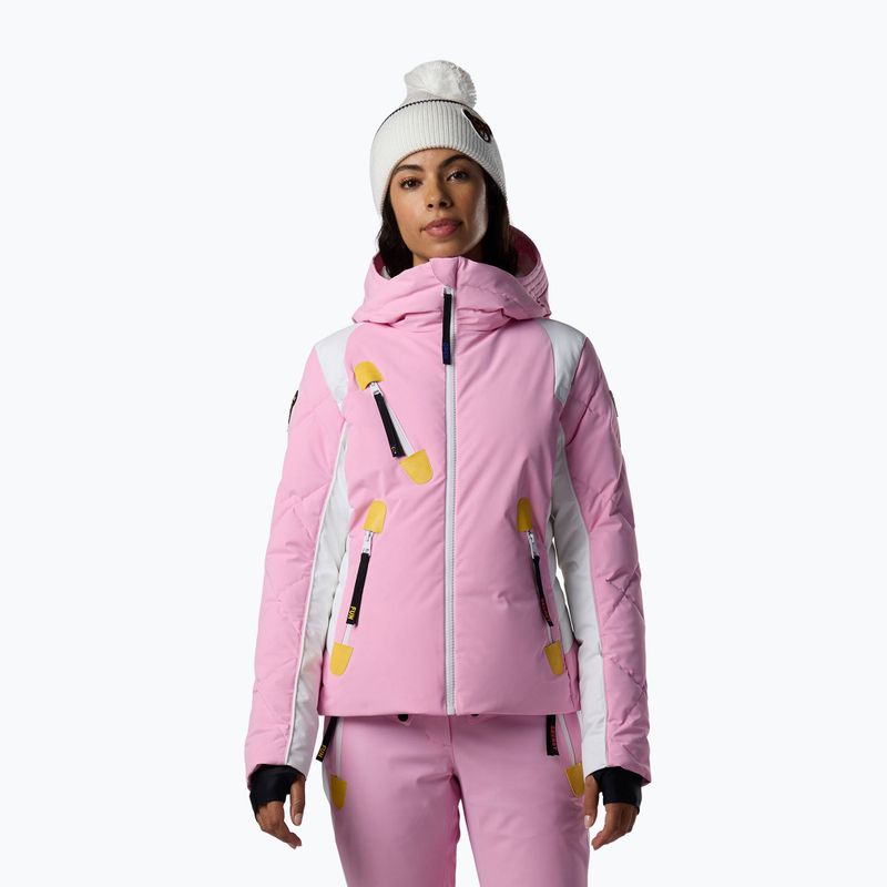 Kurtka narciarska damska Rossignol JCC Valdiz Down new pink