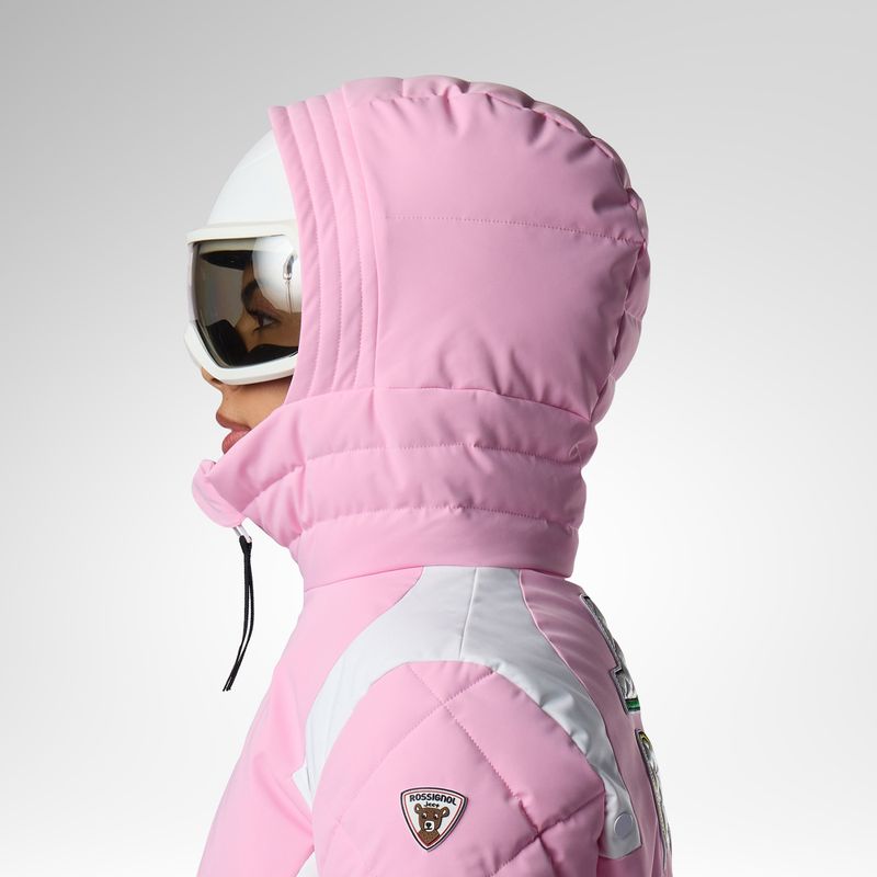 Kurtka narciarska damska Rossignol JCC Valdiz Down new pink 5