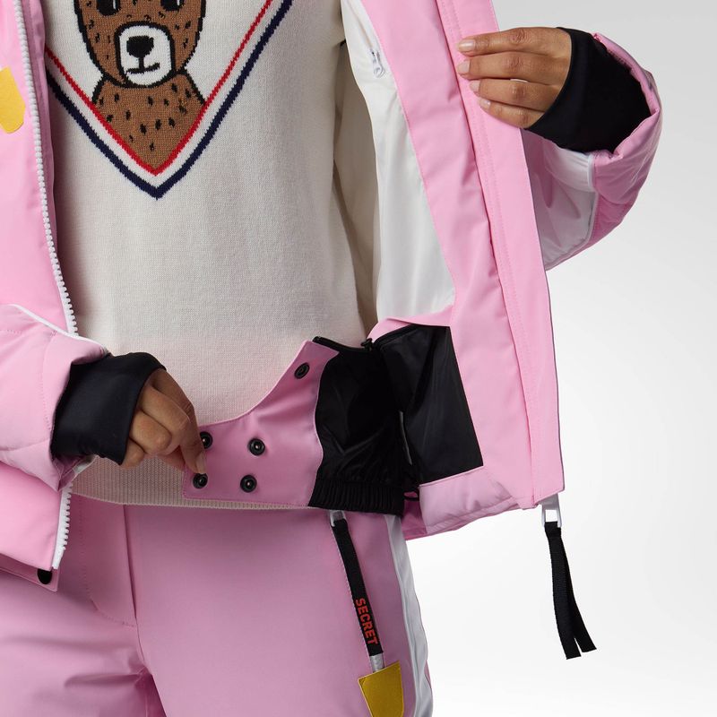 Kurtka narciarska damska Rossignol JCC Valdiz Down new pink 13