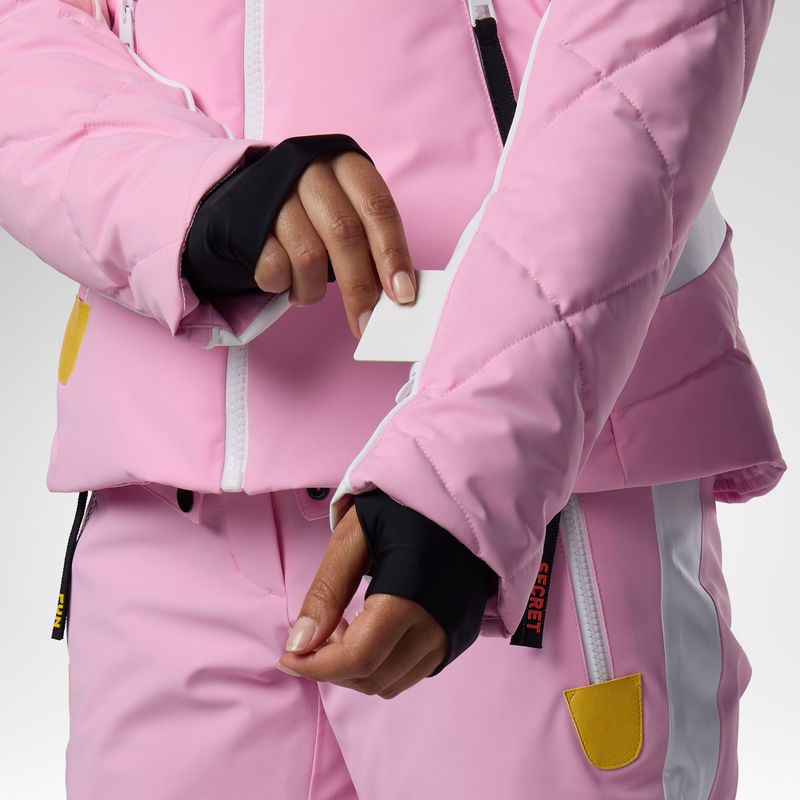 Kurtka narciarska damska Rossignol JCC Valdiz Down new pink 14
