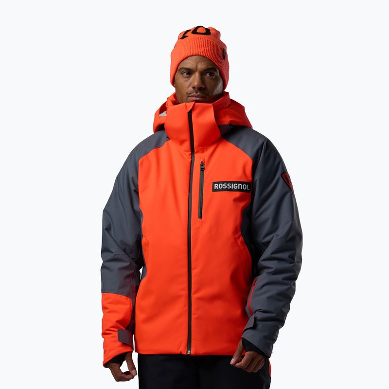Kurtka narciarska męska Rossignol Hero Insulated neon red