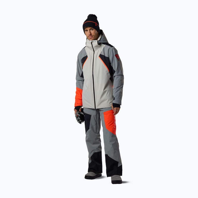 Kurtka narciarska męska Rossignol Hero 4WS Insulated llght grey 2
