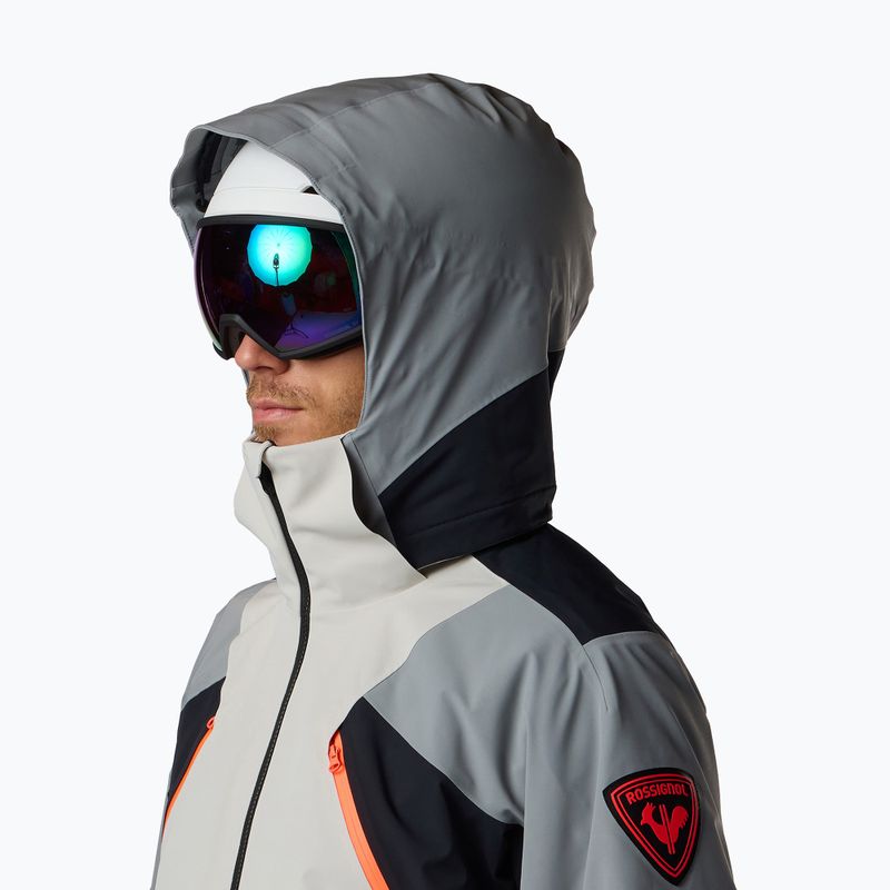 Kurtka narciarska męska Rossignol Hero 4WS Insulated llght grey 5