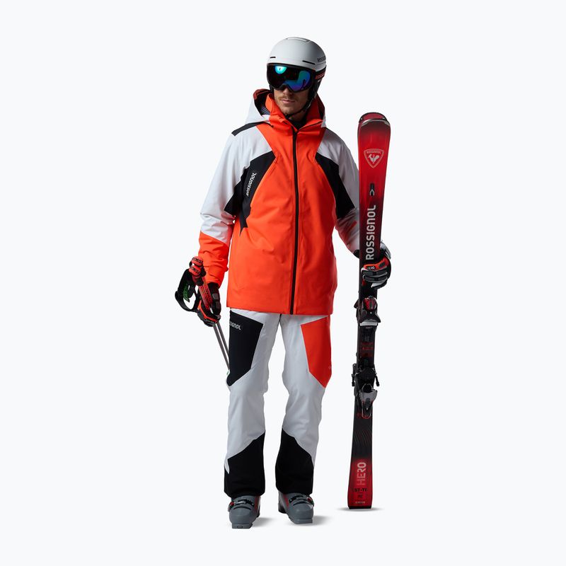 Kurtka narciarska męska Rossignol Hero 4WS Insulated neon red 2