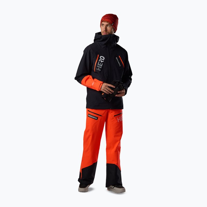 Spodnie narciarskie męskie Rossignol Hero Evader 2.0 3L Shell neon red 2