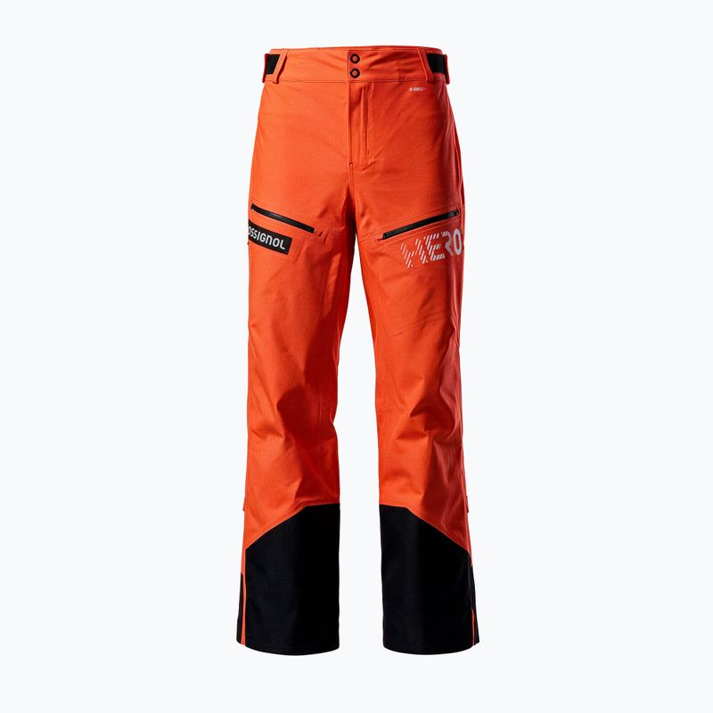 Spodnie narciarskie męskie Rossignol Hero Evader 2.0 3L Shell neon red 9