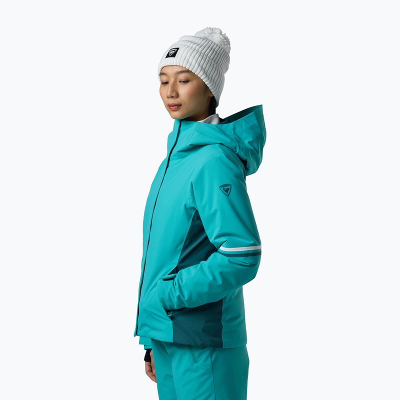 Kurtka narciarska damska Rossignol Strawpile Insulated baltic 4