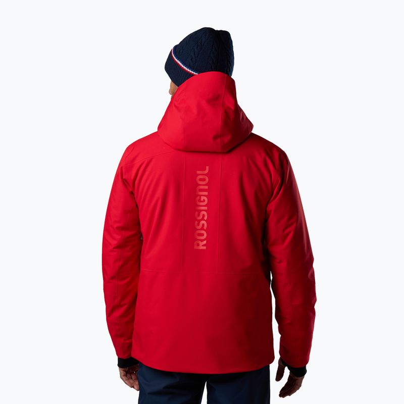 Kurtka narciarska męska Rossignol Rochrun Insulated sport red solid 3