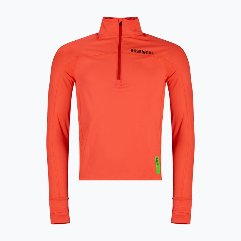 Bluza męska Rossignol Hero Half Zip First Layer neon red 10