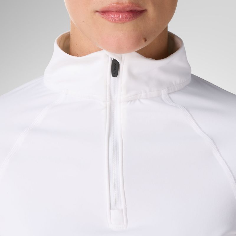 Bluza termoaktywna damska Rossignol Half Zip First Layer white 4