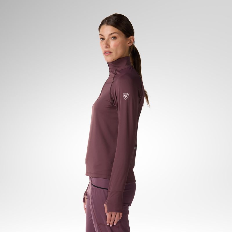 Bluza termoaktywna damska Rossignol Half Zip First Layer huckleberry 4