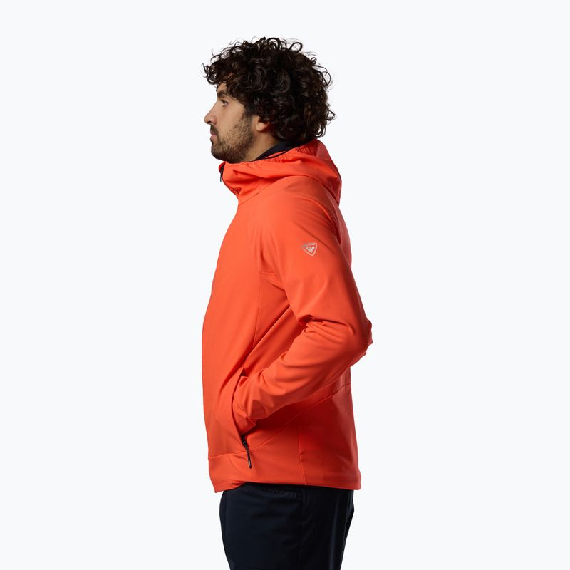Kurtka skiturowa męska Rossignol Venon Wind Hoodie neon red 4