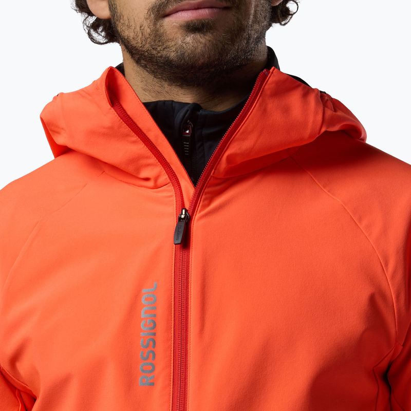 Kurtka skiturowa męska Rossignol Venon Wind Hoodie neon red 5