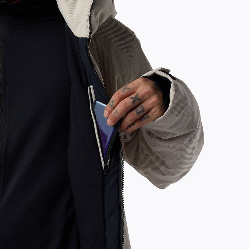 Kurtka narciarska męska Rossignol Corduroy Insulated silver cloud 9