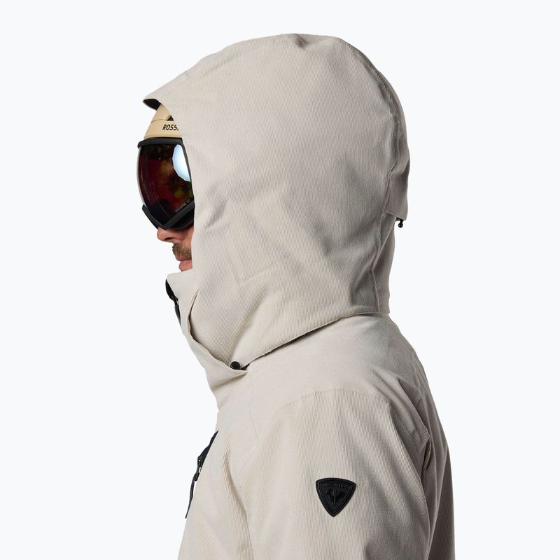 Kurtka narciarska męska Rossignol Corduroy Insulated silver cloud 14