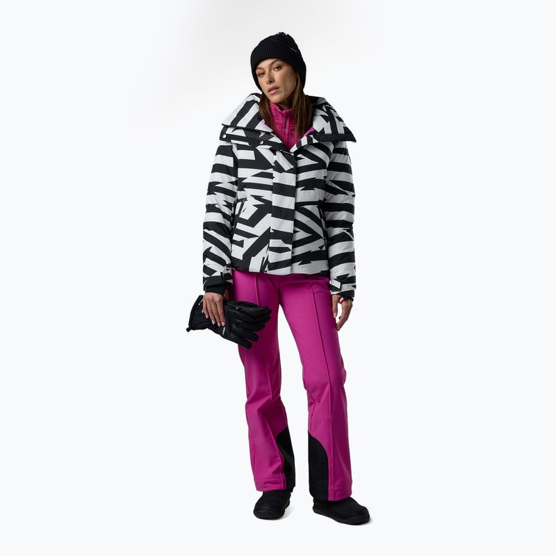 Kurtka narciarska damska Rossignol Snowblaze Down resort bold lines black 2